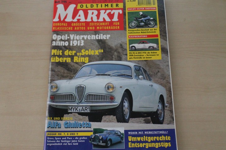 Deckblatt Oldtimer Markt (07/1995)